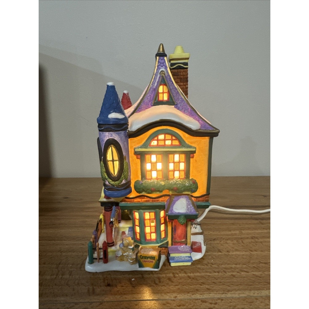 Dept 56 North Pole - Crayola Polar Palette Art Center - #56.56726 - Complete MIB - Picture 3 of 9